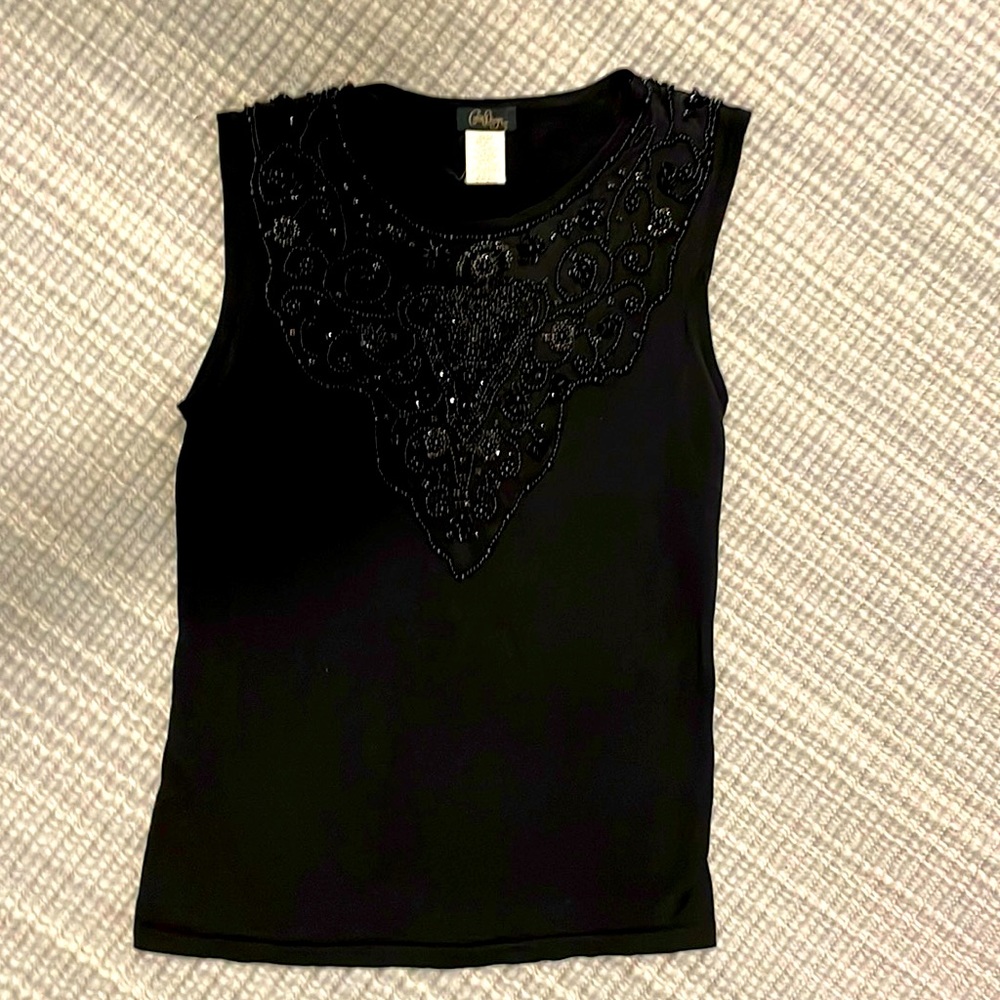 Collette Dinnigan silk beaded top